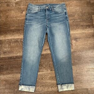White House Black Market Blue Ankle Jeans
